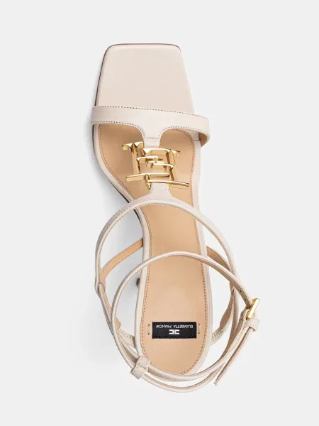 Шкіряні сандалі Elisabetta Franchi