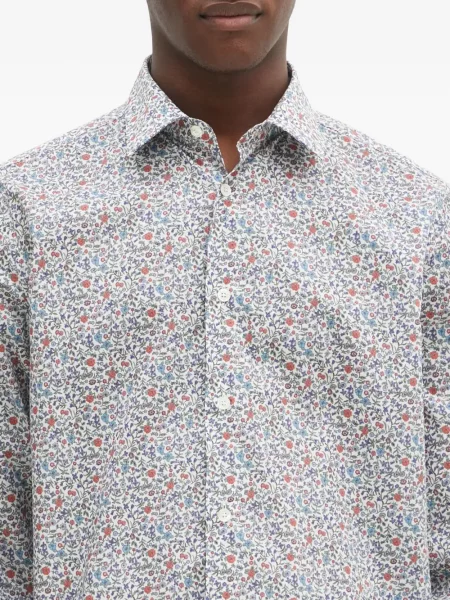 Cămașă Paul Smith cu model floral cu imagine albastru