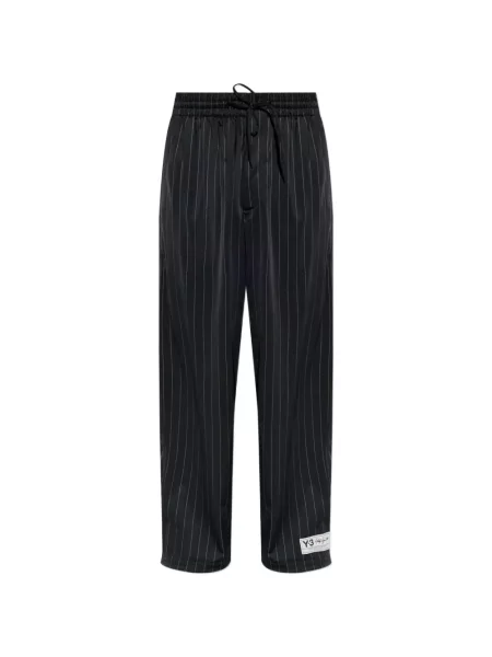 Pantaloni Y-3 cu dungi negru
