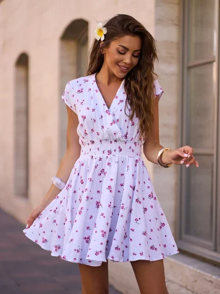 Сукня міні ISSA Plus білий