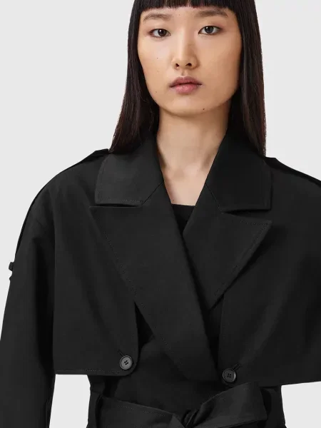 Тренч AllSaints CADENCE чорний