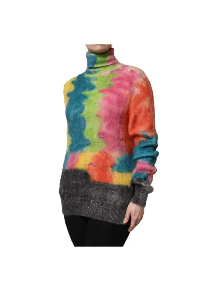 Sweter z golfem Dolce And Gabbana wełniany