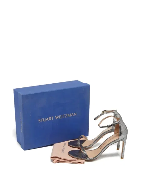Sandale Stuart Weitzman din piele gri