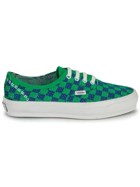Kockované tenisky Vans Authentic zelená
