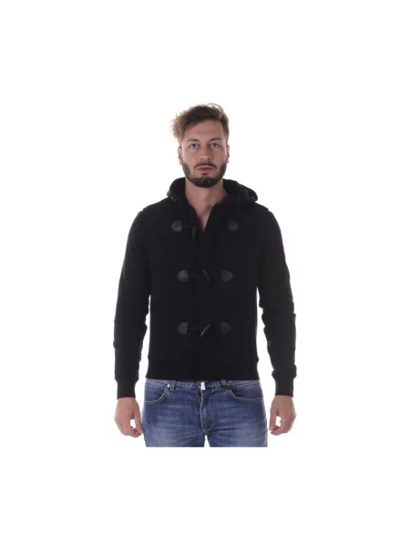 Bluza z kapturem Armani Jeans z kapturem czarna