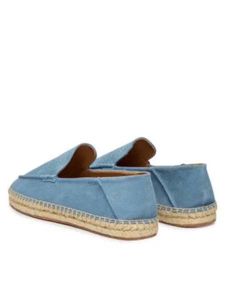 BOSS espadrile muške od brušene kože Madeira plava