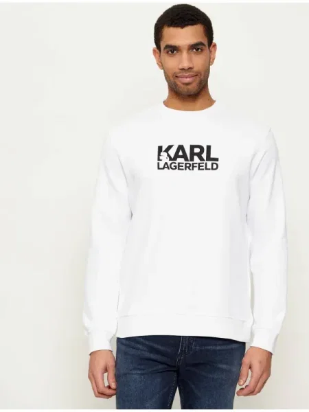Karl Lagerfeld Hanorac alb