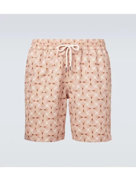 Plavalne hlačke Frescobol Carioca s potiskom rjava