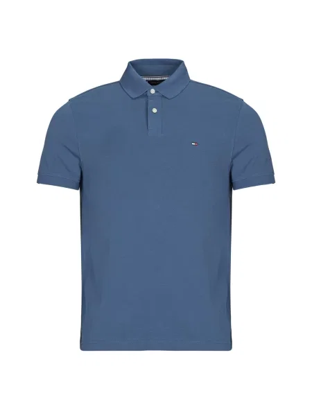 Polo majica Tommy Hilfiger s kratkimi rokavi modra