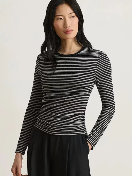 Tricou cu mânecă lungă Lauren Ralph Lauren negru