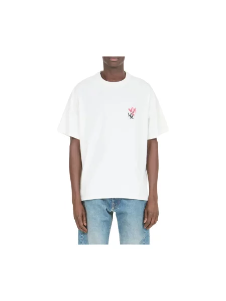 Koszulka Maison Margiela w kwiatki biała