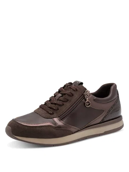 Sneakerși Tamaris maro