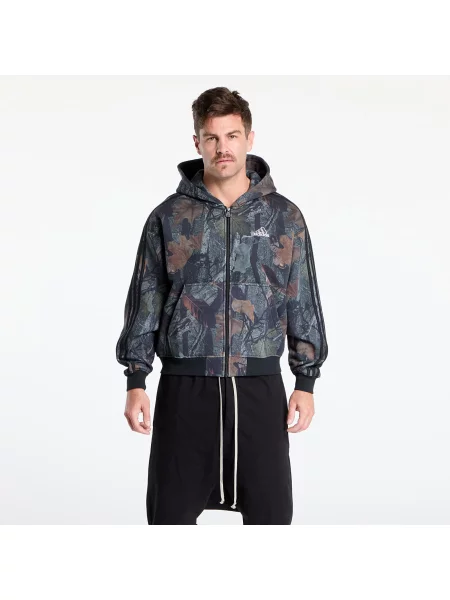 Φούτερ adidas Camo Hooded Full-Zip Black M μαύρο