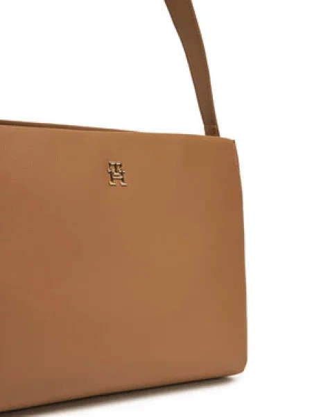 Tommy Hilfiger Kabelka Th Legacy Med Satchel hnědá