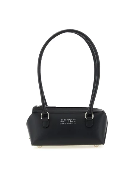 Torebka bagietka Mm6 Maison Margiela skórzana czarna
