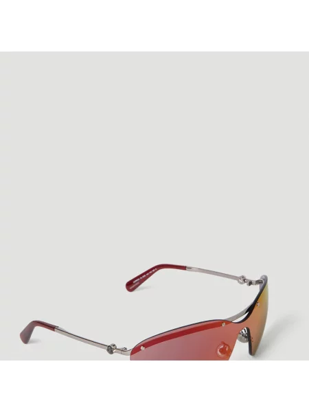 Okulary przeciwsłoneczne Moncler pomarańczowe