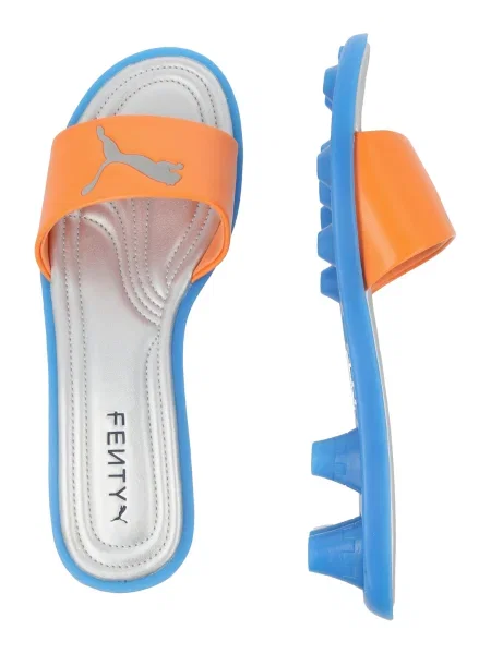 Sneakers Puma x Fenty Slide Chic Rickie Orange-Racing Blue EUR 36 albastru