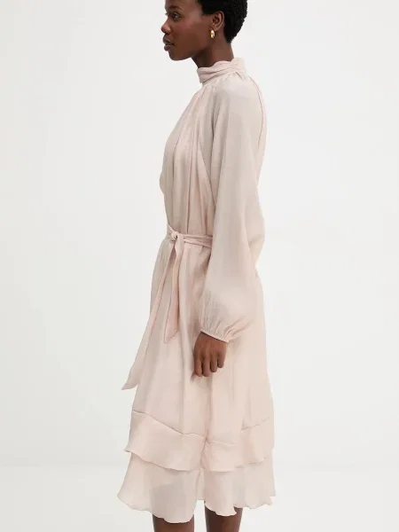 Сукня Answear.LAB mini розкльошена бежевий