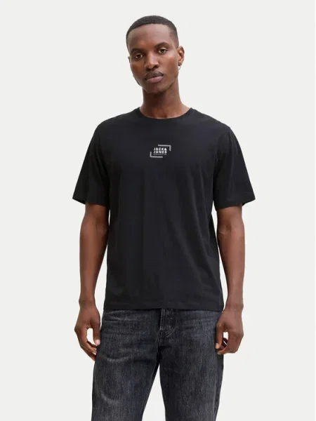 Jack & Jones Tricou Corp Graphic negru