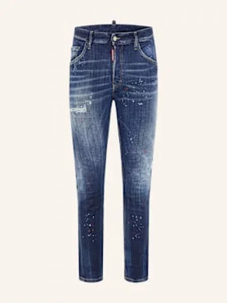 Jeansy Slim Fit blau niebieskie