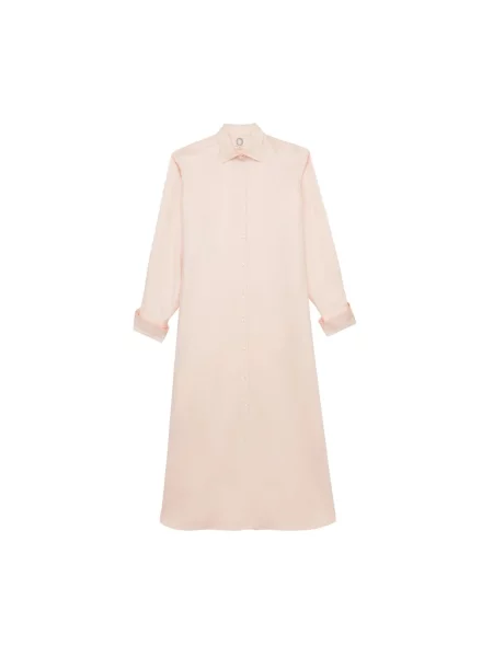 Sukienka koszulowa Ines De La Fressange Paris garniturowa różowa