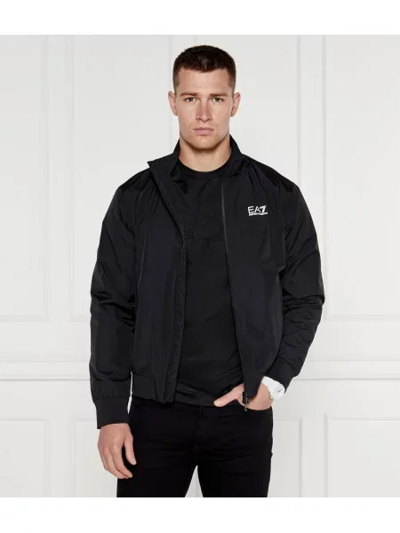 Emporio Armani Átmeneti dzseki / fehér fekete