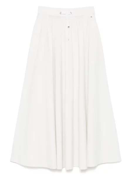Fustă midi Herno evazată alb