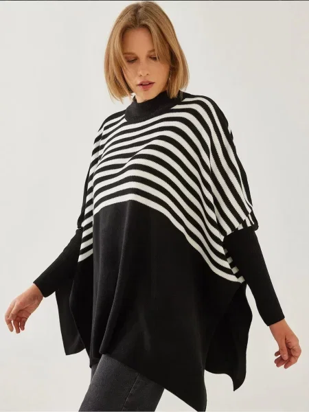 Bianco Lucci Pulover Pullover' črna