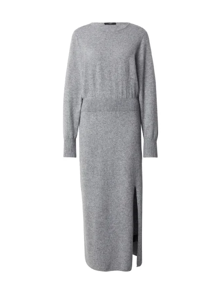 OUI Pletené šaty melírovaná sivá