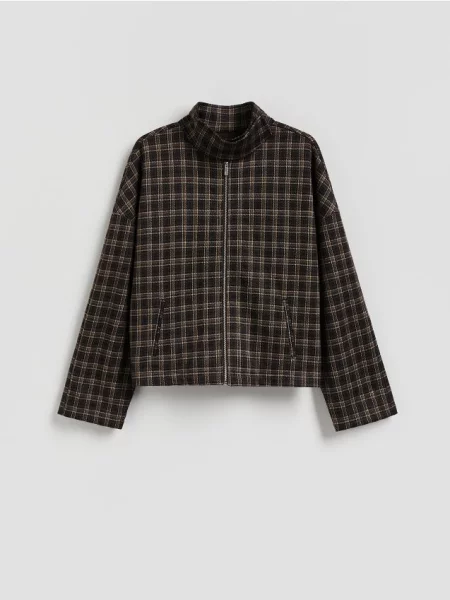 Reserved Світшот із коміром-стійкою різнобарвний 