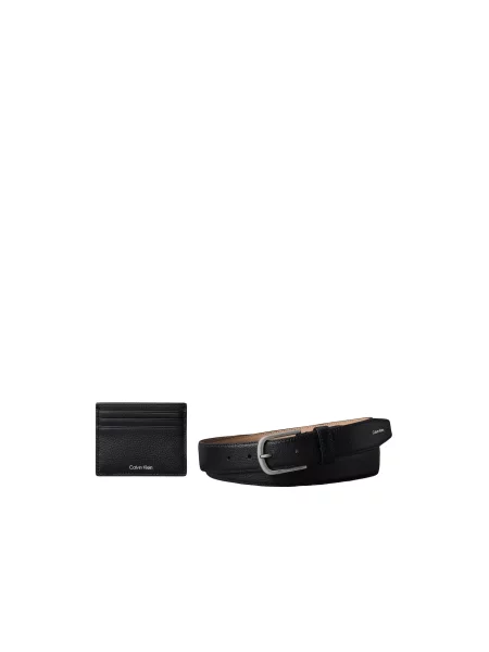 Calvin Klein curea pentru bărbați din piele negru
