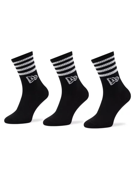 NEW ERA Čarape crna bijela