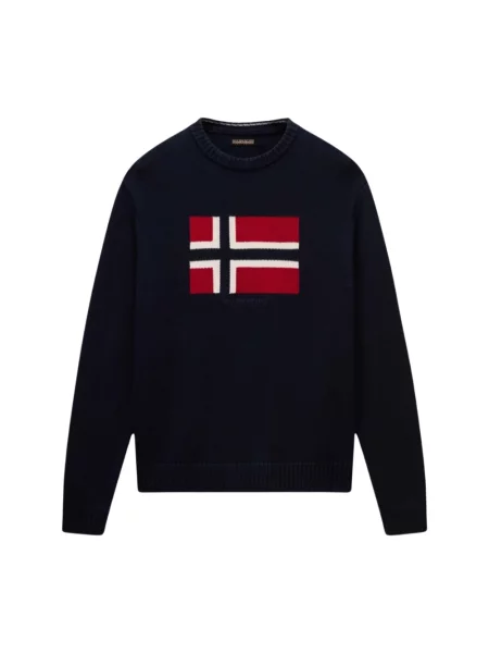 Sweter Napapijri niebieski