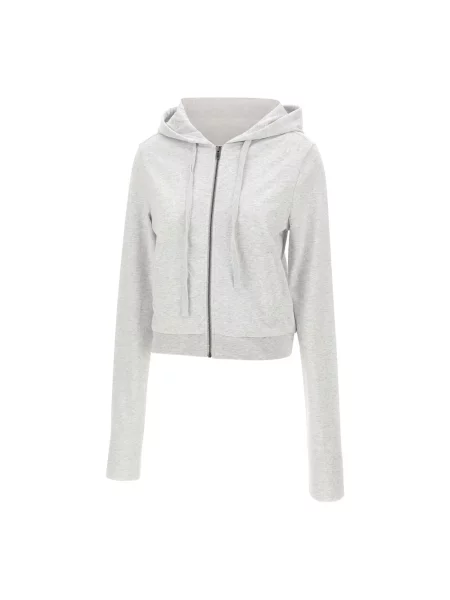 Bluza z kapturem Entire Studios z kapturem o skróconej długości szara