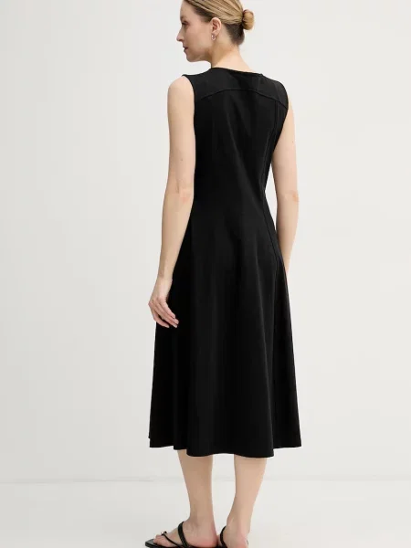 Calvin Klein Jeans sukienka rozkloszowana czarna