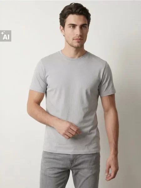 Sinsay tričko s krátkým rukávem béžová