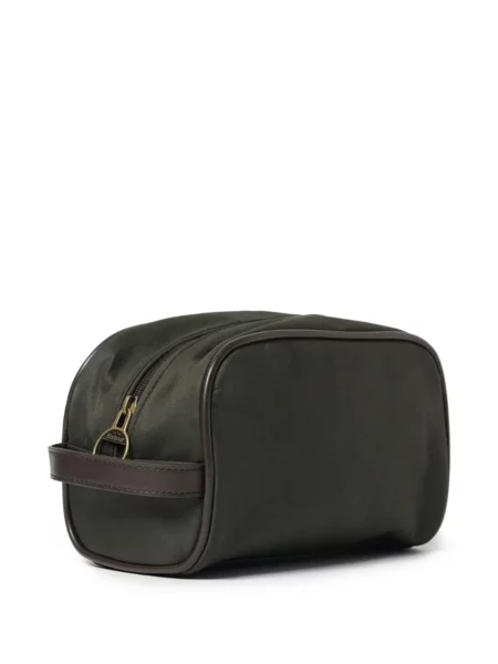 Geantă Barbour cu autograf verde