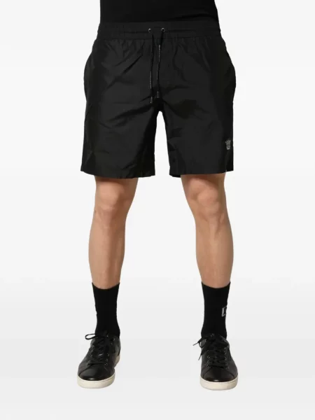 Kąpielówki Dolce And Gabbana ze sznurkiem czarne