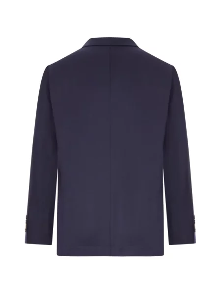 Sacou Brunello Cucinelli de lână albastru