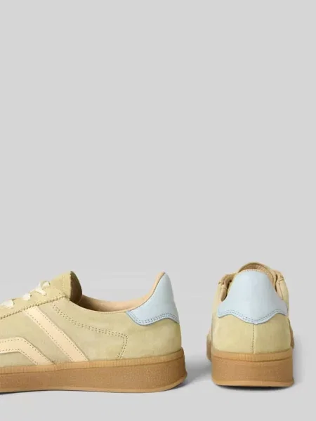Sneakersy ze skóry naturalnej model ‘Cuzima’ Gant żółte