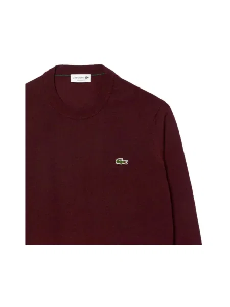 Sweter Lacoste czerwony