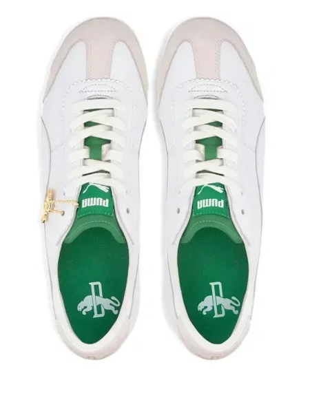 Sneakerși Puma Suede din piele alb