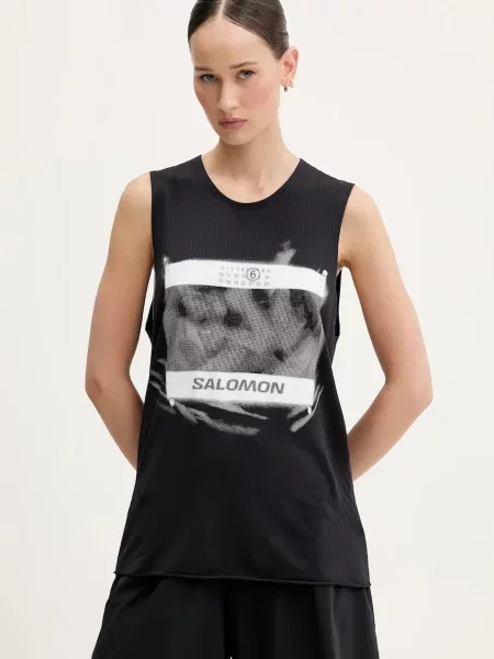 Top Mm6 Maison Margiela czarny