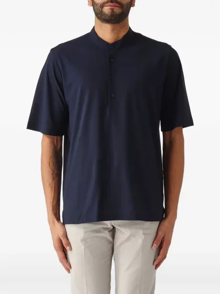 Gulerat tricou Herno albastru