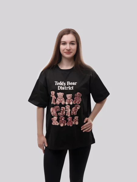 Футболка STREAM віскоза/поліестер чорний