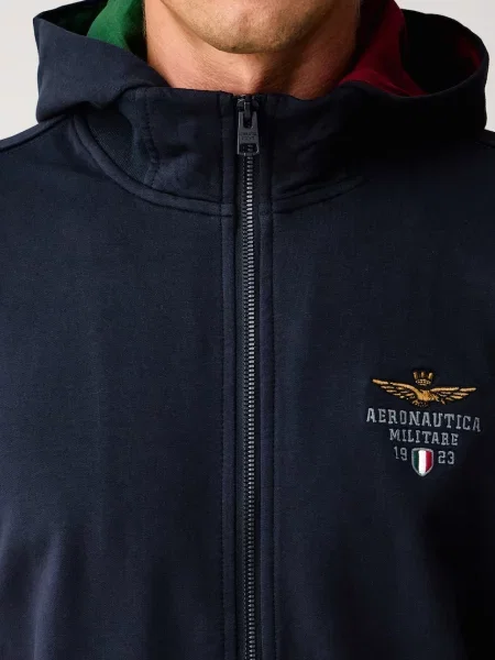 Aeronautica Militare melegítőfelső kapucnival férfi elasztánnal