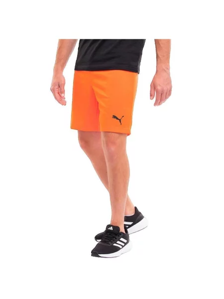 PUMA Sportnadrágok TeamRise narancs / fekete narancsszínű