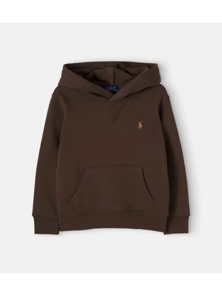 Gyerek kapucnis melegítő felső Polo Ralph Lauren barna