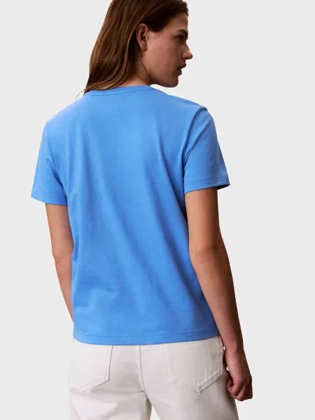 Футболка Calvin Klein из джерси голубая