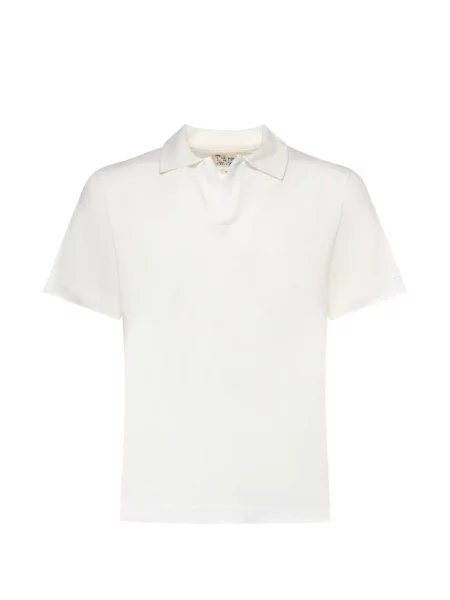 Tricou polo Mc2 Saint Barth alb